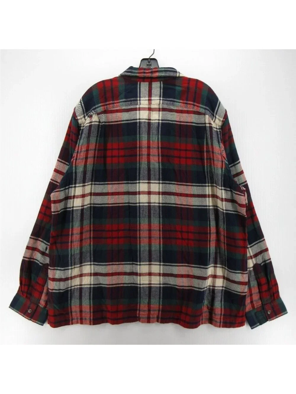 Polo Ralph Lauren Shirt XXL Flannel Loop Collar Plaid Classic Heritage